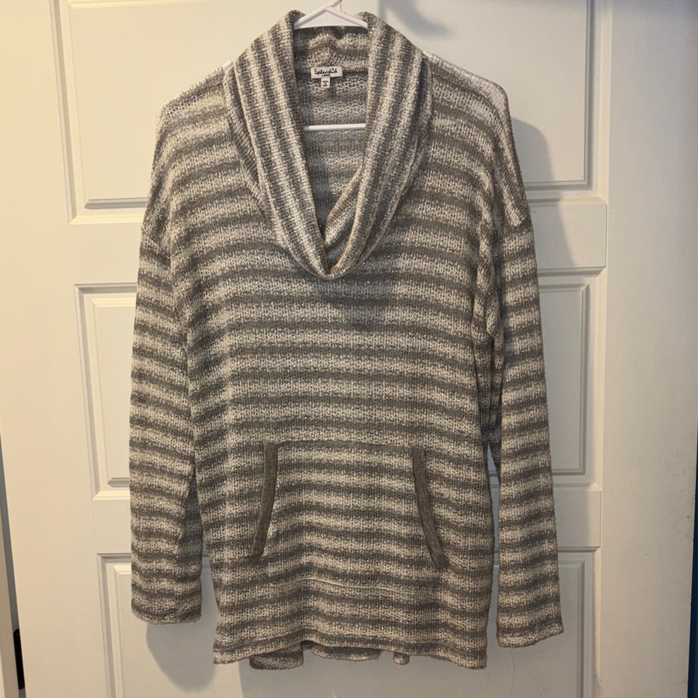 Splendid Cowl Neck Lightweight Knit Sweater (L) USA
